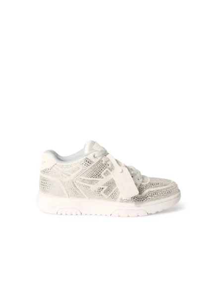 Out Of Office White Strass Sneakers